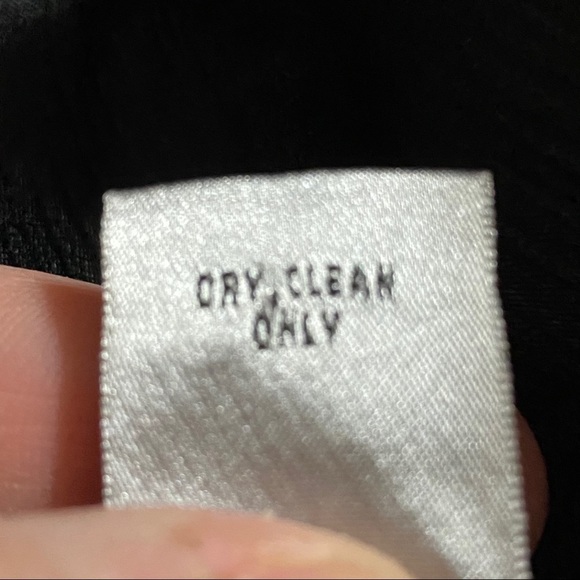 Chico’s black thin wool button up jacket vanity size 0/ US Small - Picture 7 of 8